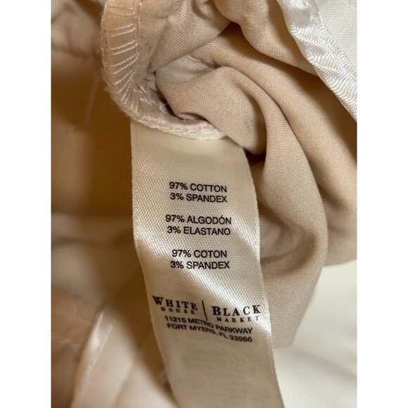 White House Black Market Women's Pants Size‎ 6 Cotton Spandex Blend - Picture 6 of 6